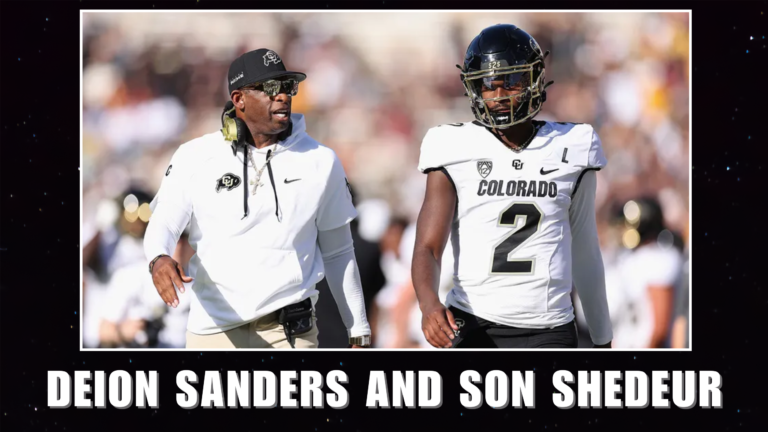 DEION SANDERS AND SON SHEDEUR